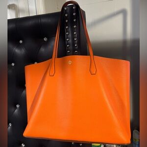 Tory Burch Vibrant Orange Tote